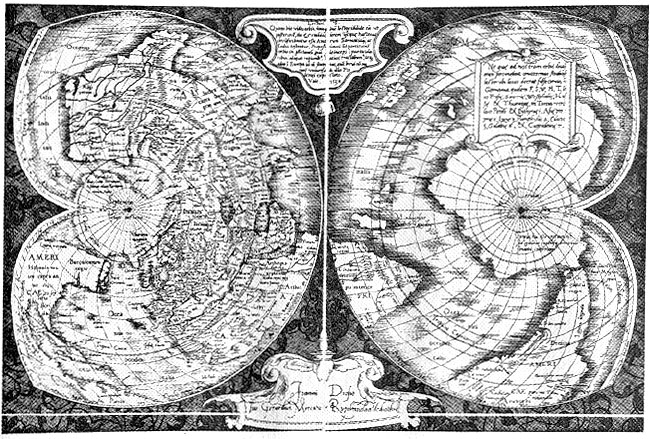 Очевидное - Невероятное : Карта Антарктиды  Finger5