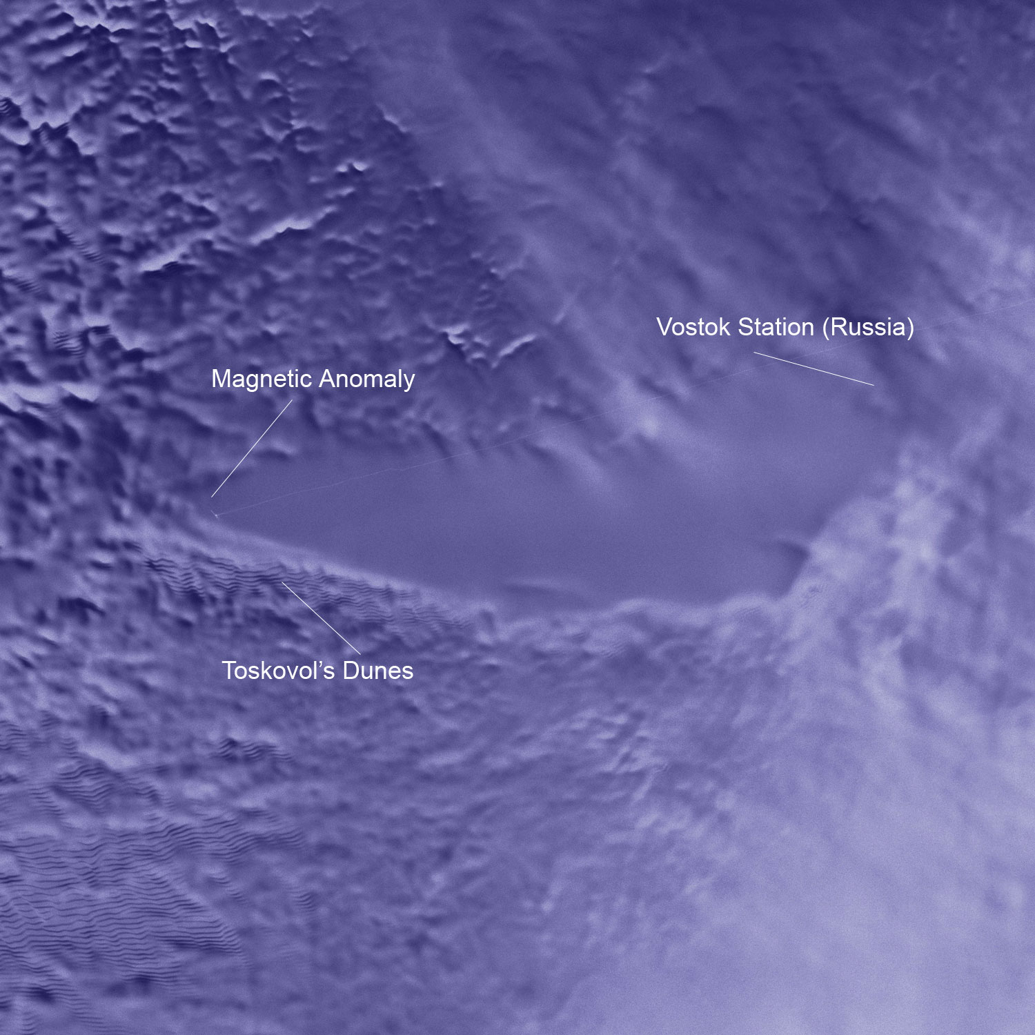 To create the type of topography found at LAKE VOSTOK, the earths ...