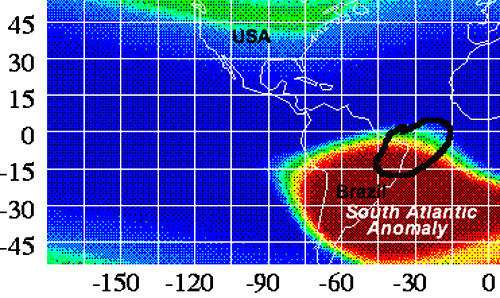 The South Atlantic Anomaly