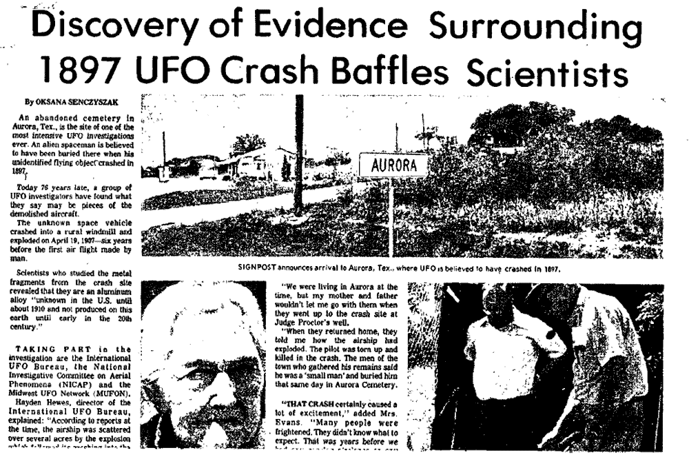 Famous ufo sightings in history