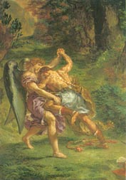 Jacob fighting the Angel