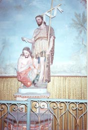 Jesus and John the Baptist in the church at Rennes-le-Ch&acirc;teau