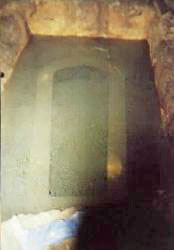 submerged sarcophagus