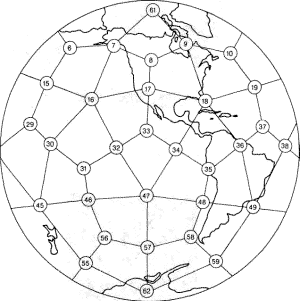 Map grid - the map of the world 17