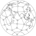 Map grid - the map of the world 1
