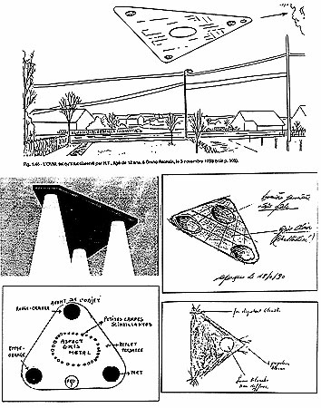 Montage of eyewitness drawings