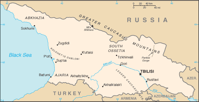map of Georgia