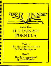 Фриц Спрингмайер и Циско Уилер - Более глубокое проникновение в формулу иллюминатов (Перевод книги) Sprdeeper