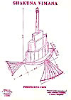 13.   Shakuna Vimana: Vertical Section (Lengthwise)